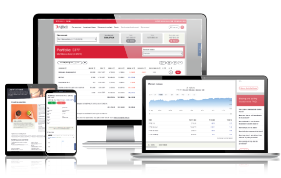 The AJ Bell app supports a wide range of modern devices